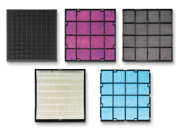 Therapy Air® ION - 1-year filter pack - two antibacterial filters, HEPA filter, antiallergic filter and activated carbon filter
