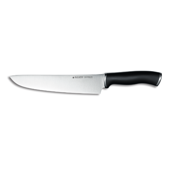knife Resolute - chef's knife, handcrafted from Japanese Damascus steel, made by Felix Solignen, blade length 21 cm