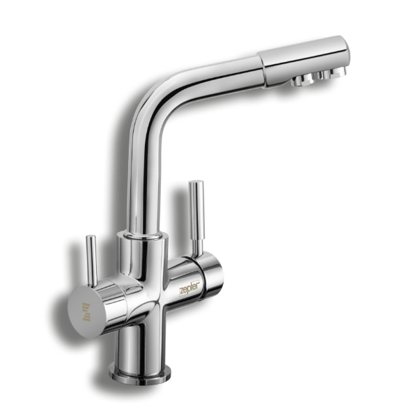 three-way faucet - Pearl