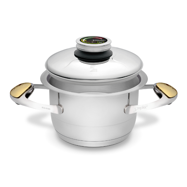 cookware for cooking without fat and water - pot 2.0 l, 16 cm