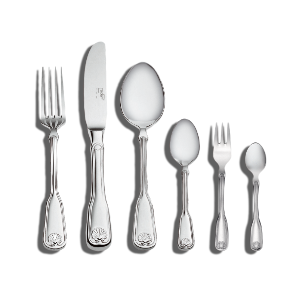 stainless steel cutlery set VENUS - 36 pieces, set for 6 persons, traditional design, stainless steel