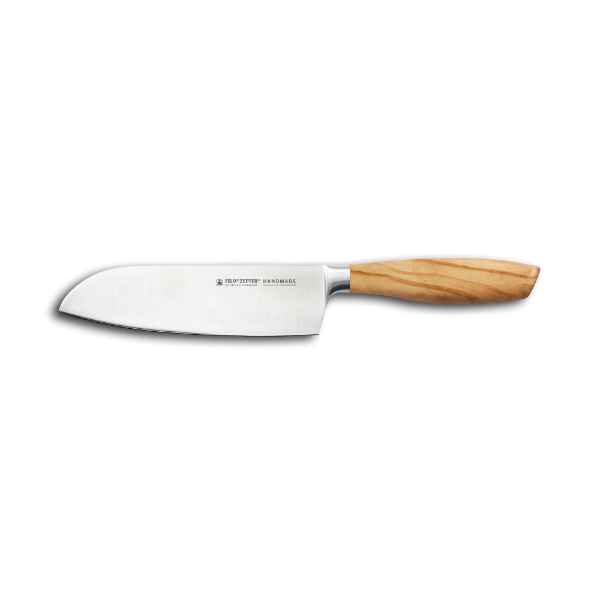 knife Felix Solingen OLIVE WOOD - Santoku knife, blade length 16 cm