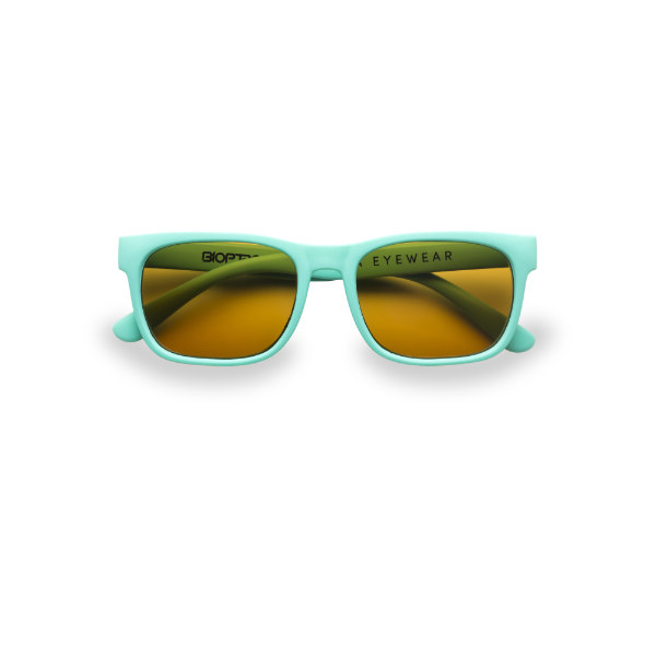 Hyperlight Eyewear fullerene glasses for children, turquoise, sun and computer glasses, hyperpolarizing lens, helps children feel good