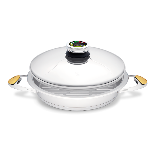 cookware for cooking without fat and water - Grill pan 3.0 l Ø 28 cm H 5.7 cm