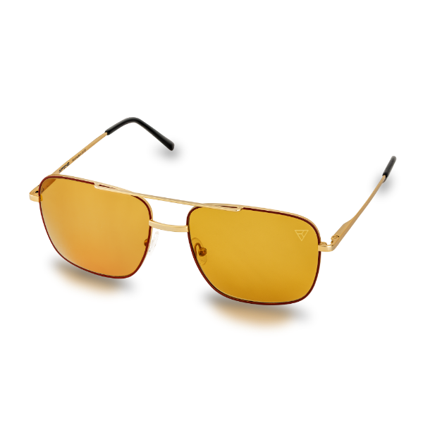 Hyperlight Eyewear fullerene glasses Aviator - red, sun and computer glasses, hyperpolarising lens, helps you feel good