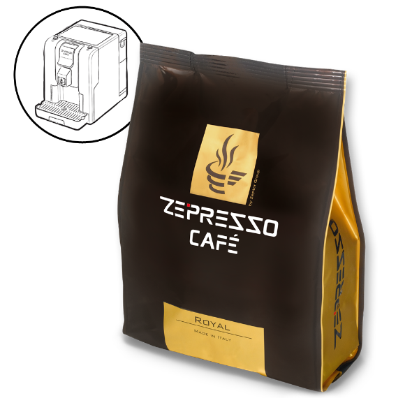 Royal ground coffee (100%) in capsules